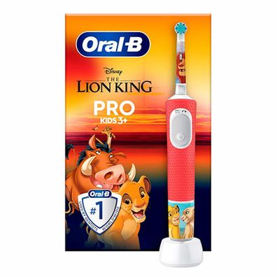 Elektrische Zahnbürste Oral-B Rey Leon Rot Bunt