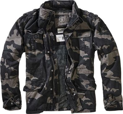 Brandit Jacke Britannia Winter Jacket in Darkcamo