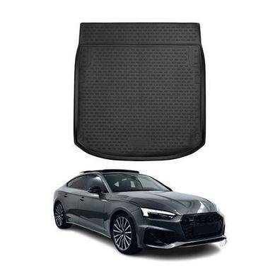 Kofferraummatte Kofferraumwanne für Audi A5 F5 Sportback 2016-2024 Gummi TPE