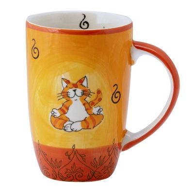 Designbecher Oommh Katze, Mila Design 95038 Kaffeetasse Tasse