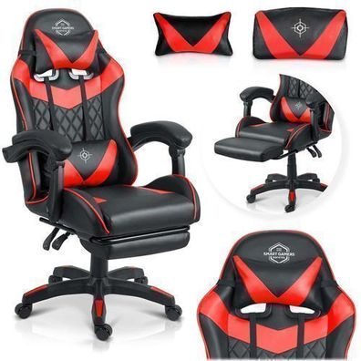 Sofotel Draknor II Gaming-Stuhl schwarz und rot