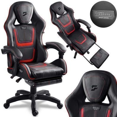 Gaming-Stuhl, drehbarer Gaming-Stuhl, Schalenfußstütze, Specter Sofotel