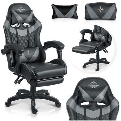 Sofotel Draknor II Gaming-Stuhl, schwarz und grau