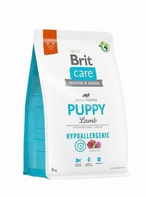 Brit Care Hypoallergenic Puppy Lamb 3kg - Trockenfutter für Welpen & Junghunde