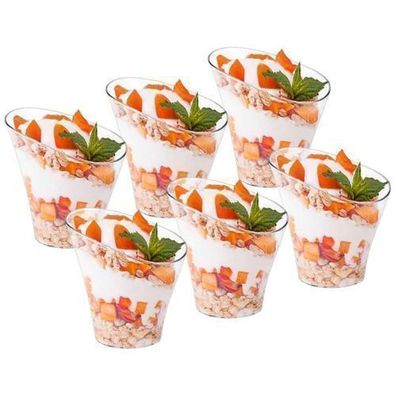 Becher für Desserts, Snacks 180 ml 6 Stück