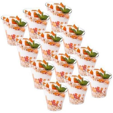 Mini-Dessertbecher-Set, 12 Stück, 180 ml