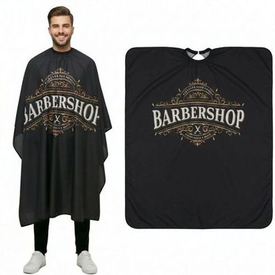 Friseurumhang Barber Umhang groß für Salon - Haarschneideumhang 140x150 cm