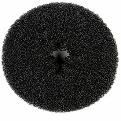 Duttkissen Donut Haarkissen schwarz 16,5 cm