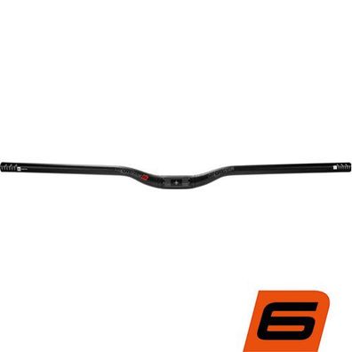 Bügel RISER BAR 30/ 35,0 ergotec, 12°, Ø = 35,0mm, Aluminium, schwarz, SL 6