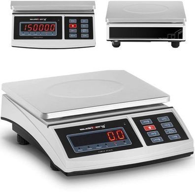 Plattform für Briefwaagen 21 x 27 cm, Batterie + Netzteil, 15 kg / 0,5 g