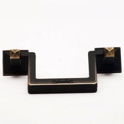 Möbelgriff Schubladengriff Griff Lochabstand 64 mm Messing schwarz vernickelt