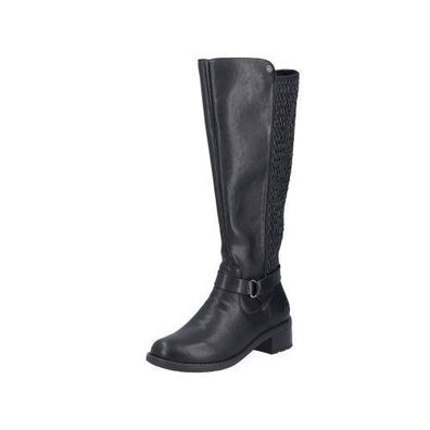 Rieker Stiefel - Schwarz Kunstleder