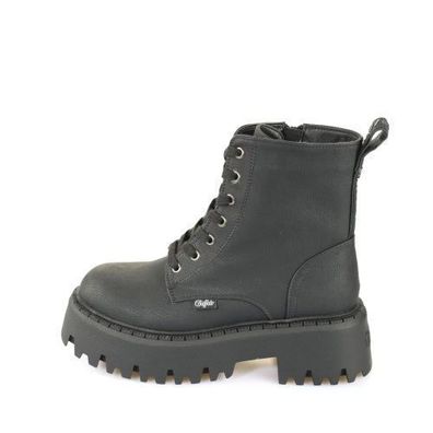 Buffalo Aspen Lace Up Warm - Schwarz Kunstleder