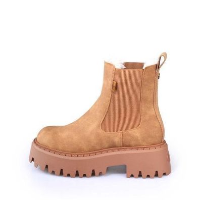 Buffalo Aspen Chelsea Warm - Cognac Kunstleder