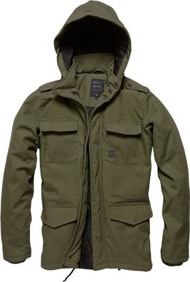 Vintage Industries Winterjacke Darren Parka Dark Olive