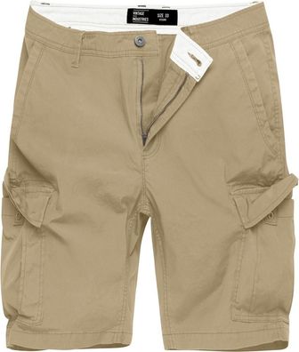Vintage Industries Cargo-Shorts Ryker Shorts Beige