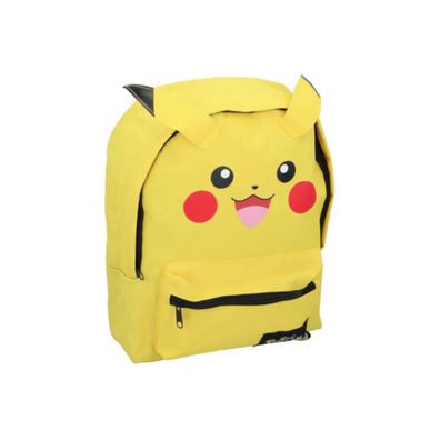 Pokémon Pikachu Rucksack Kinder 30 cm mit 3D Ohren für Ausflüge Reisen und Alltag