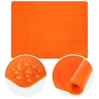 Orange Silikon-Backbrett Sillinie 40x30 cm