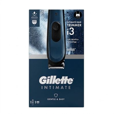 Gillette Intimate i3 Intimtrimmer 80 Min Laufzeit Aufsatz wasserdichter Ausführung