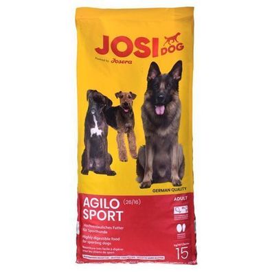 Josera JosiDog Agilo Sport Trockenfutter für Hunde 15 kg