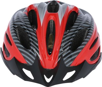 Trespass Fahrradhelm Crankster - Adults Cycle Safety Helmet Red