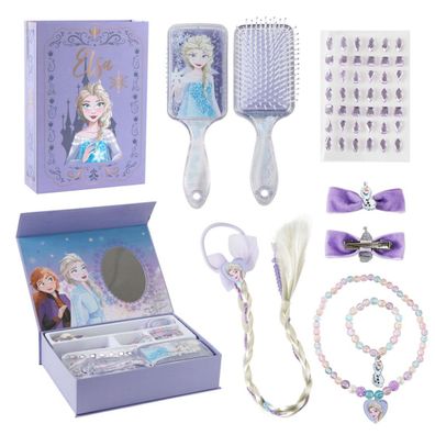 Disney Frozen Kinder Beauty Set im Koffer für Zuhause Freizeit Verkleiden und Reisen