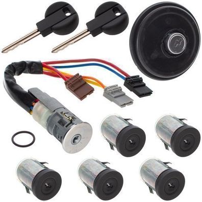 Peugeot Expert Zündschloss komplett + 5x Schlosseinsätze + Tankdeckel KPL