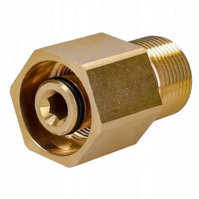Rosfix Adapter EasyLock 5 – M22x1,5 auf TR22IG | 300 bar 155°C Messing