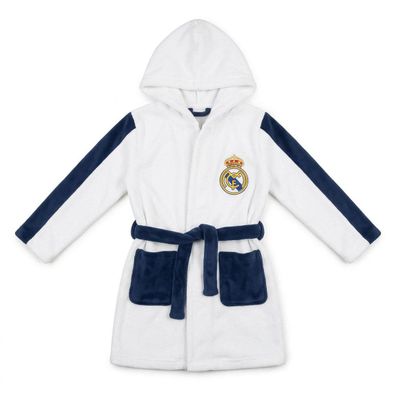 Real Madrid Kinder Bademantel für Bad Alltag Freizeit gemütliche Ruhepausen