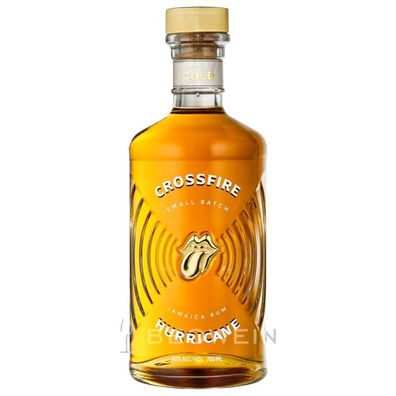 Crossfire Hurricane Gold Jamaica Rum 0,7 l - Rolling Stones Rum