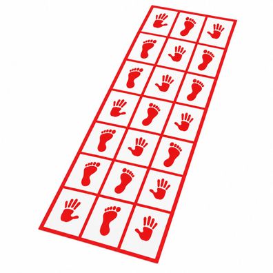 Bewegungsspiel Matte Hände & Füße – Koordinationsspiel für Kinder & Erwachsene