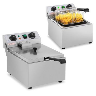 Elektrische Fritteuse mit Timer, 230 V, 3200 W, 10 l