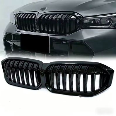Nieren Kühlergrill Schwarz Hochglanz für BMW 3er G20 G21 LCI