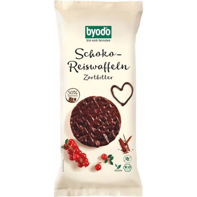 Byodo Bio Schoko-Reiswaffeln Zartbitter 65 g