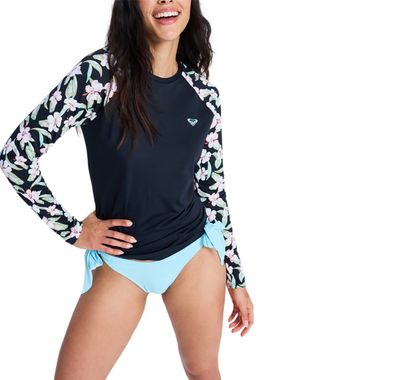 ROXY Women UV Shirt Lycra anthracite spring charming sma - Größe: XL