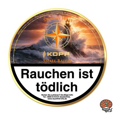 Kopp Stormy WEST Small Batch Pfeifentabak 50g Dose
