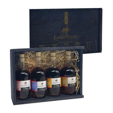 Louis Santo Rum Tasting Box - 4 Flaschen je 100 ml