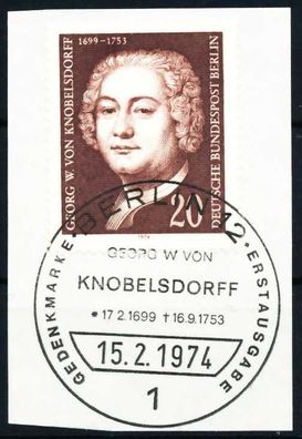 BERLIN 1974 Nr 464 gestempelt Briefstück ZENTR-ESST X61464E