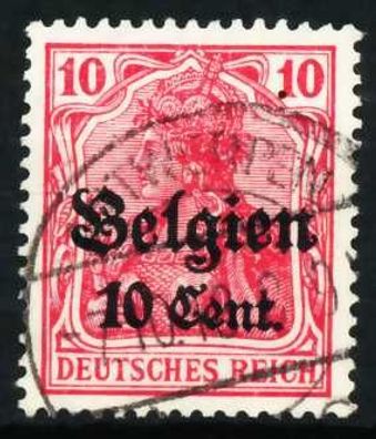 BES 1WK LP Belgien Nr 14cII gestempelt X629C76