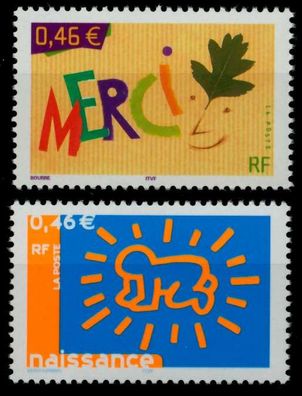 Frankreich 2003 Nr 3679-3680 postfrisch S01B546