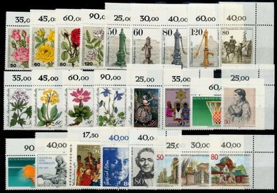 BERLIN Eckrandstücke postfrisch ORE auf Karte X8C218A
