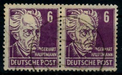 SBZ ALLG. Ausgaben Nr 213 zentrisch gestempelt WAAGR PAAR X8E6AD2