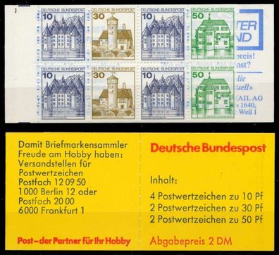 BRD Markenheftchen Nr MH 22 IkoZ postfrisch X965B8E