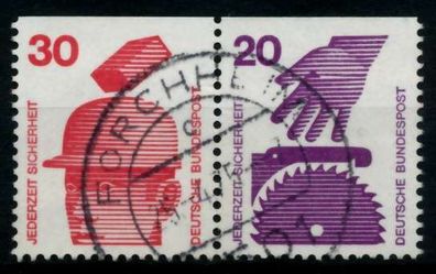 BRD BUND Zusammendruck Nr W55 zentrisch gestempelt WAAGR PAA X96D9D6