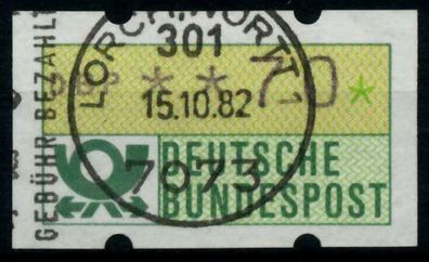 BRD ATM 1981 Nr 1-1-070 gestempelt X96E0AA