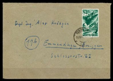 FZ Württemberg 1. Ausgabe Spezialisiert Nr 12 B X691BAA