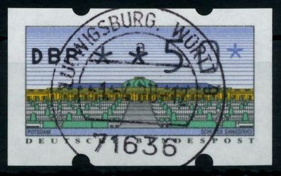 BRD ATM 1993 Nr 2-1.1-0050 gestempelt X75BF2A