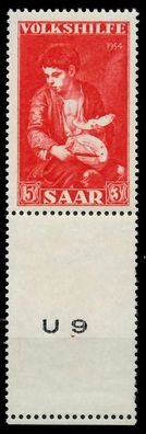 Saarland 1954 Nr 354L postfrisch URA X79DFB6