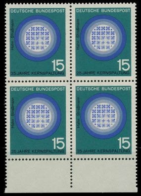 BRD 1964 Nr 441 postfrisch Viererblock URA X7ECE56
