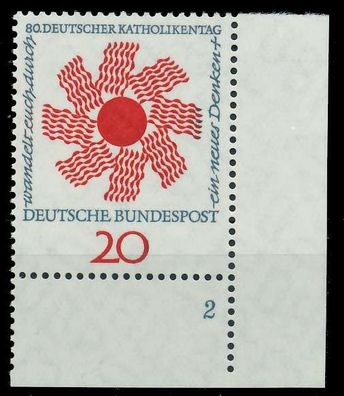 BRD 1964 Nr 444 postfrisch Formnummer 2 X7ECEA6